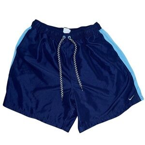 Nike Men’s Blue Unlined Swim Trunks Size XL
